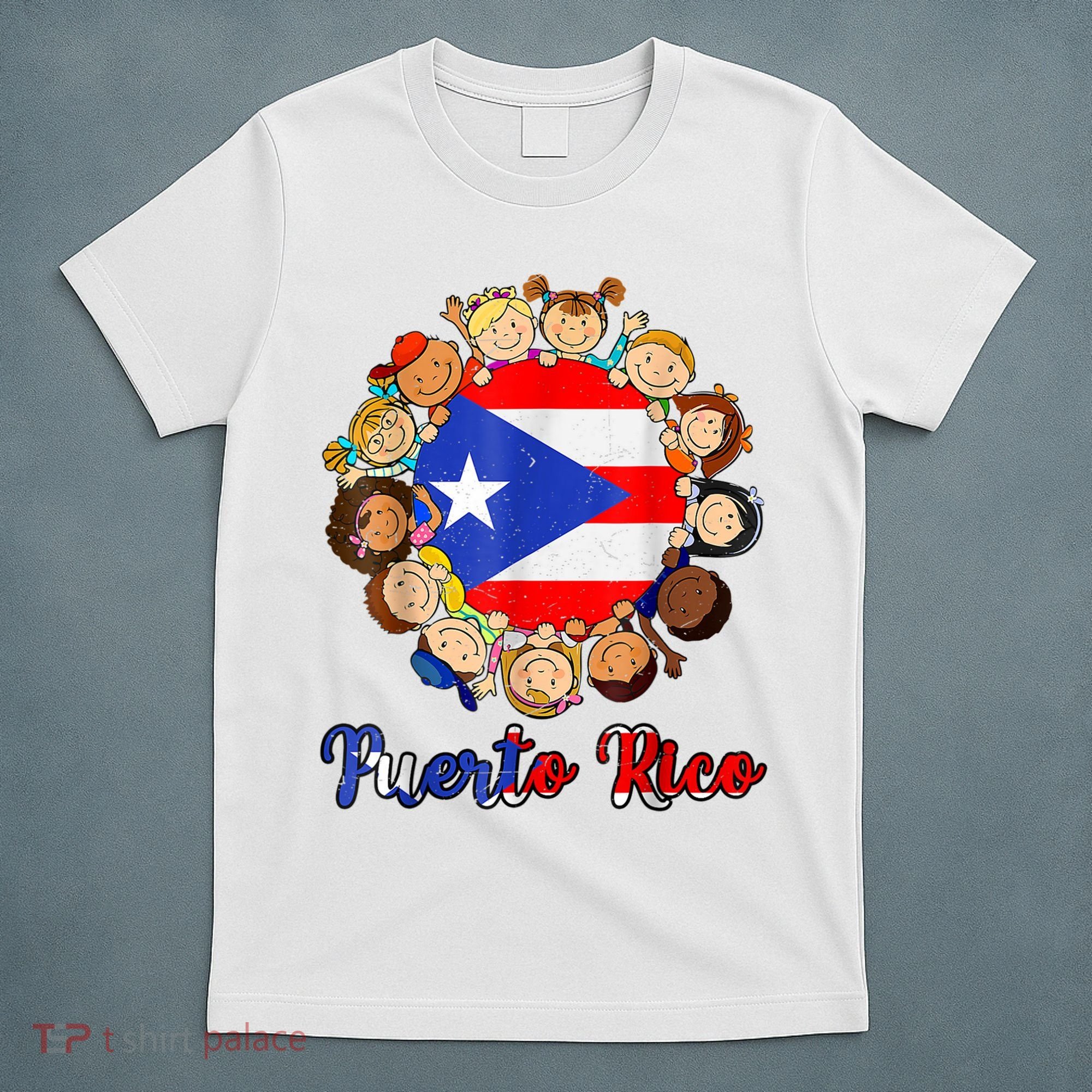 Hispanic Heritage Month Shirt Puerto Rico Girls Boys T-Shirt