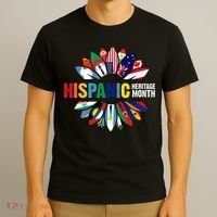 Hispanic Heritage Month Counties United T-Shirt thumb 3