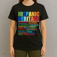Hispanic Heritage Month National Latino Countries Names T-Shirt thumb 4