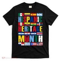 Hispanic Heritage Month Country Flags T-Shirt thumb 0