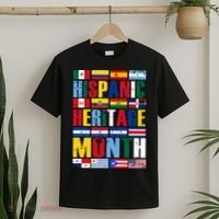 Hispanic Heritage Month Country Flags T-Shirt thumb 2