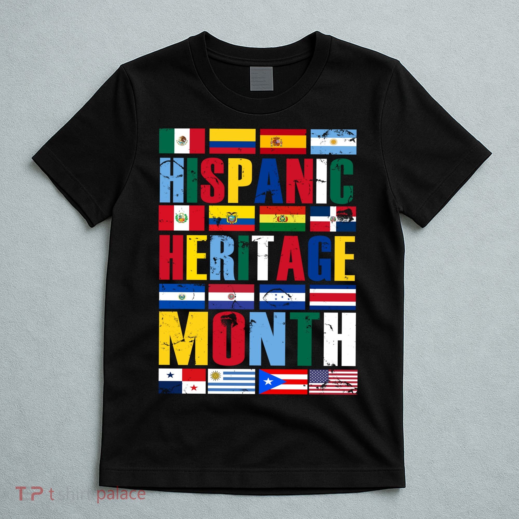 Hispanic Heritage Month Country Flags T-Shirt