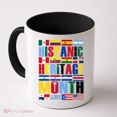 Hispanic Heritage Month Country Flags Coffee Mug