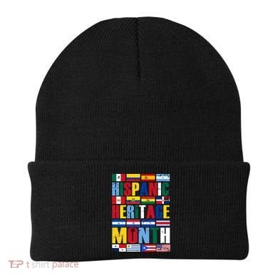 Hispanic Heritage Month Country Flags Beanie