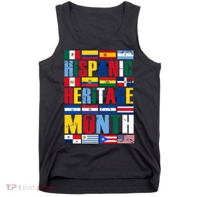 Hispanic Heritage Month Country Flags Tank Top