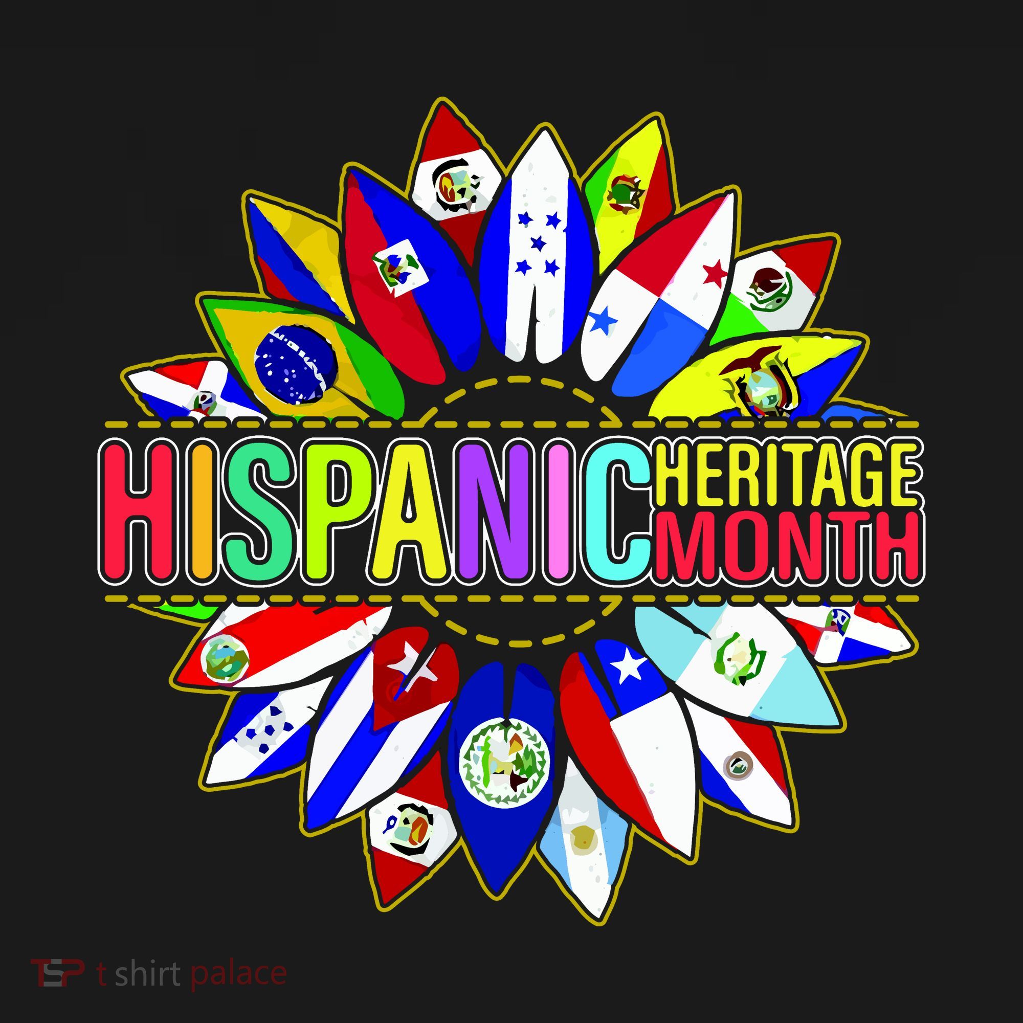 Hispanic Heritage Month Sunflower T-Shirt