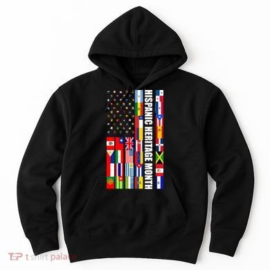 Hispanic Heritage Month Countries United Flag Hoodie
