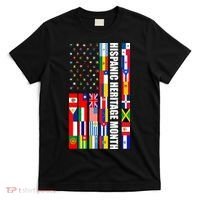 Hispanic Heritage Month Countries United Flag T-Shirt thumb 0