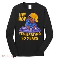 Hip Hop Music 50th Anniversary Black History DJ Dance Rapper Long Sleeve Shirt thumb 0