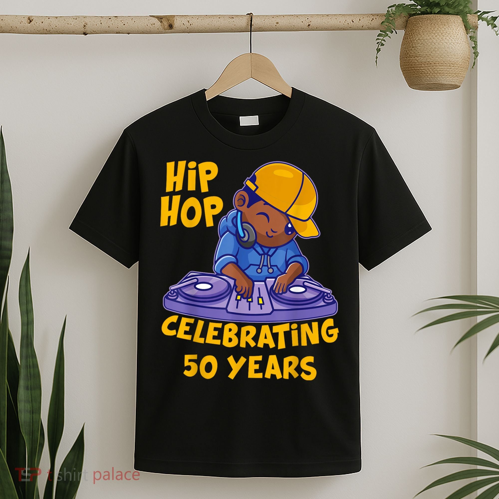 Hip Hop Music 50th Anniversary Black History DJ Dance Rapper T-Shirt