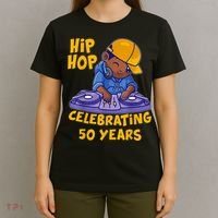Hip Hop Music 50th Anniversary Black History DJ Dance Rapper T-Shirt thumb 4