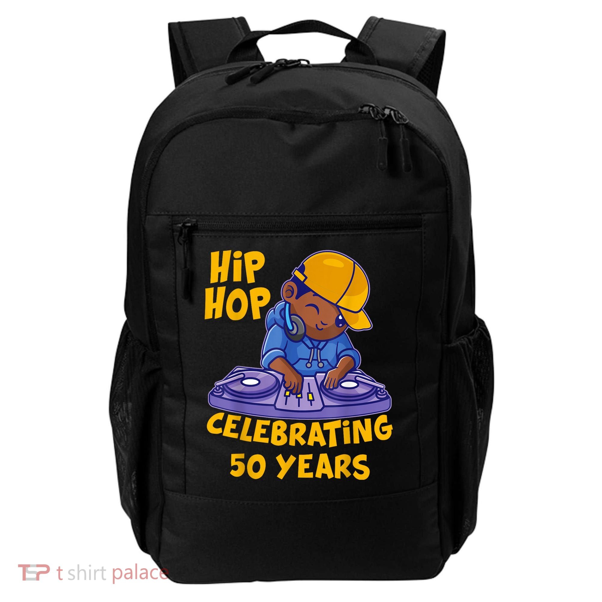 Hip Hop Music 50th Anniversary Black History DJ Dance Rapper Backpack