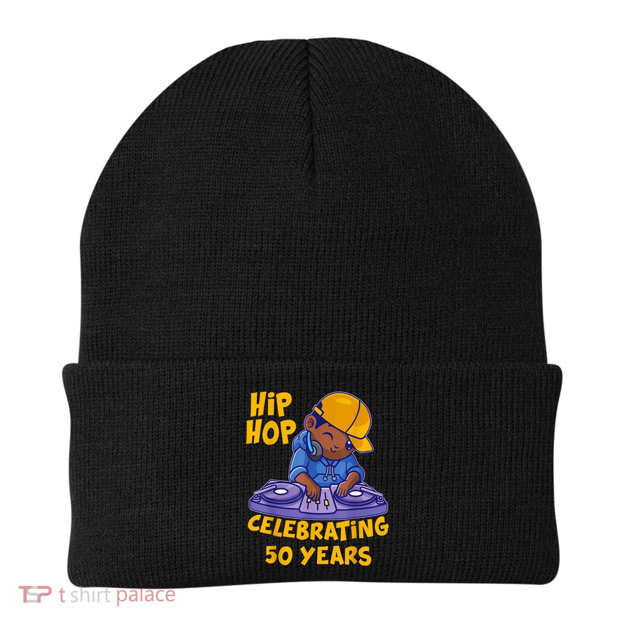 Hip Hop Music 50th Anniversary Black History DJ Dance Rapper Beanie