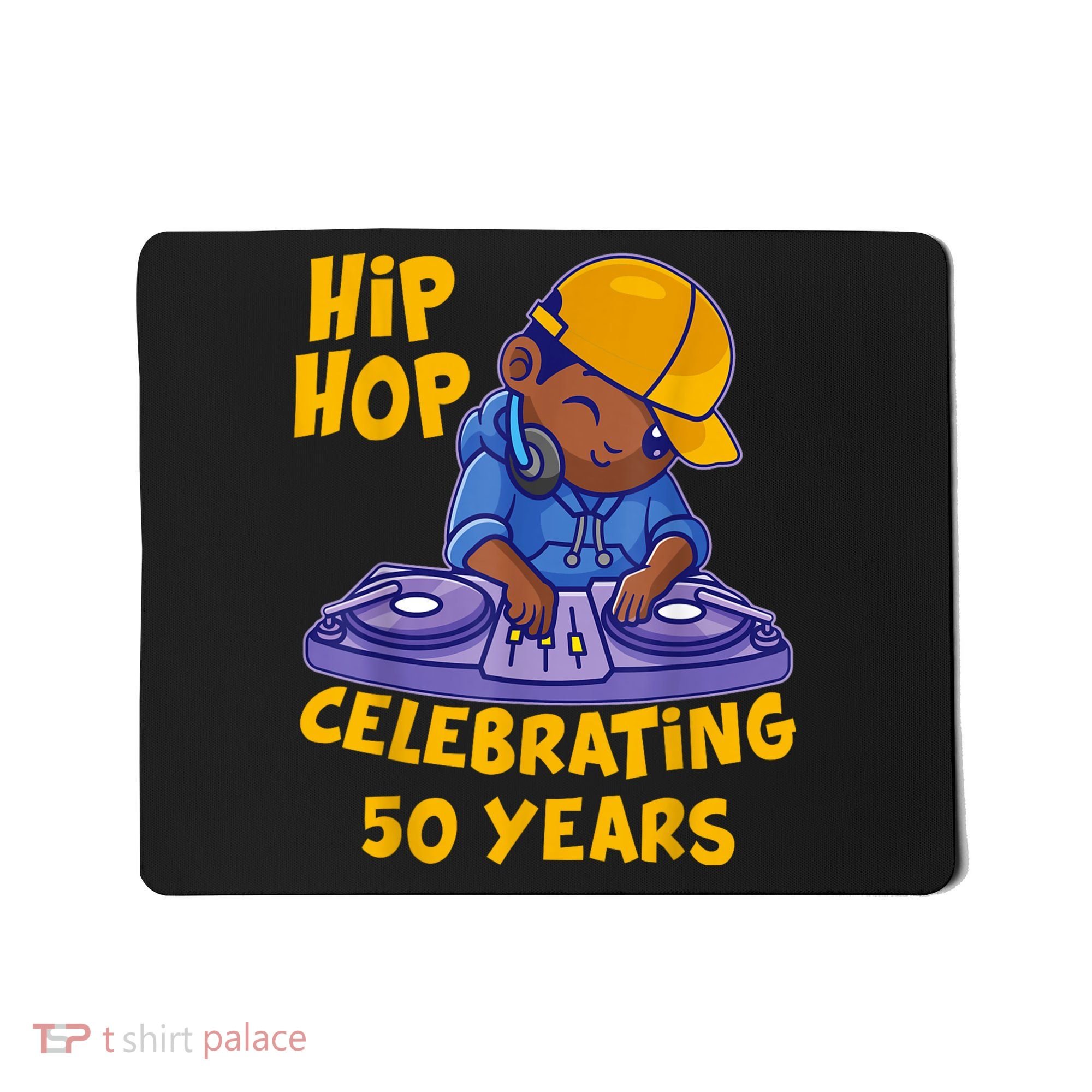 Hip Hop Music 50th Anniversary Black History DJ Dance Rapper Mousepad