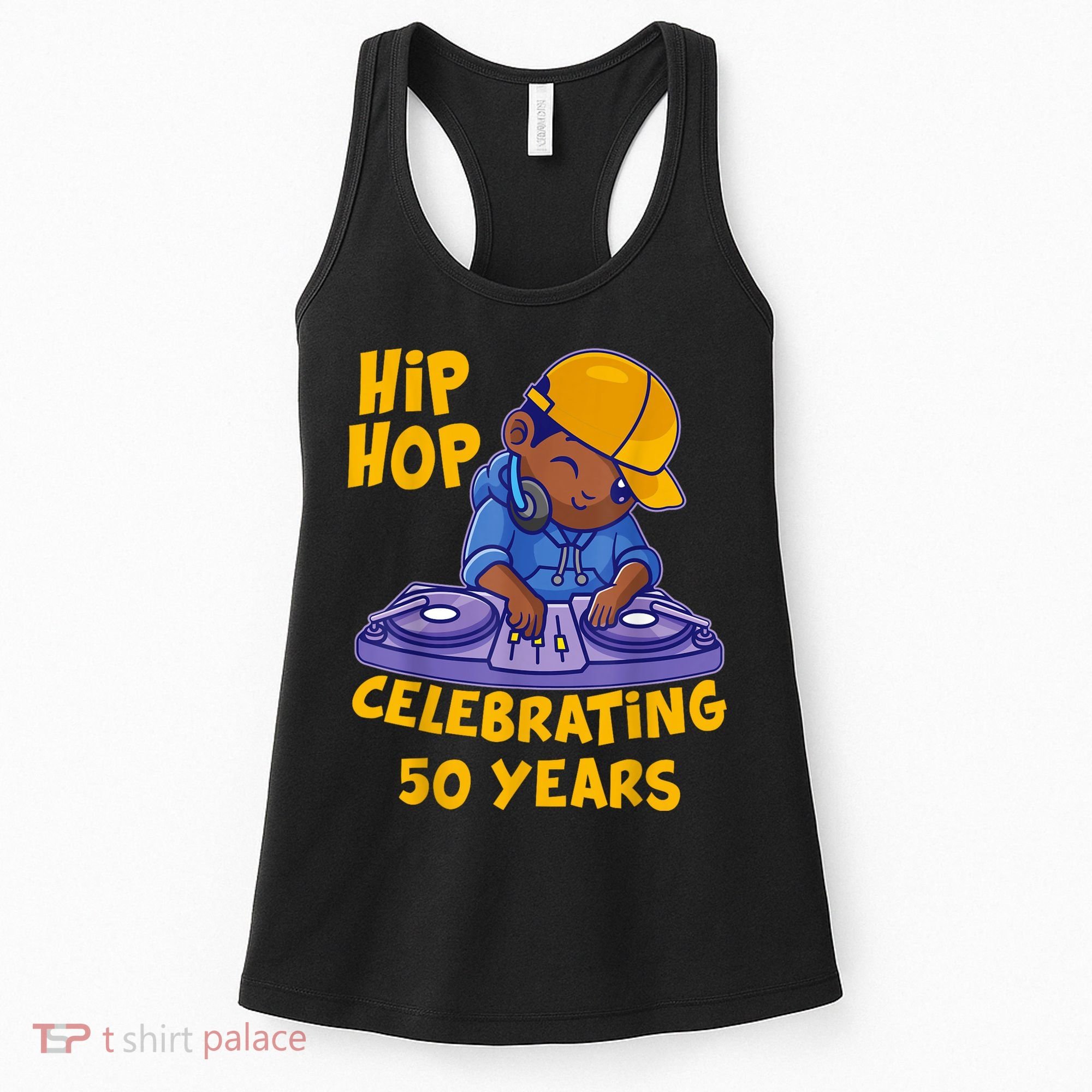 Hip Hop Music 50th Anniversary Black History DJ Dance Rapper Women's Tank Top