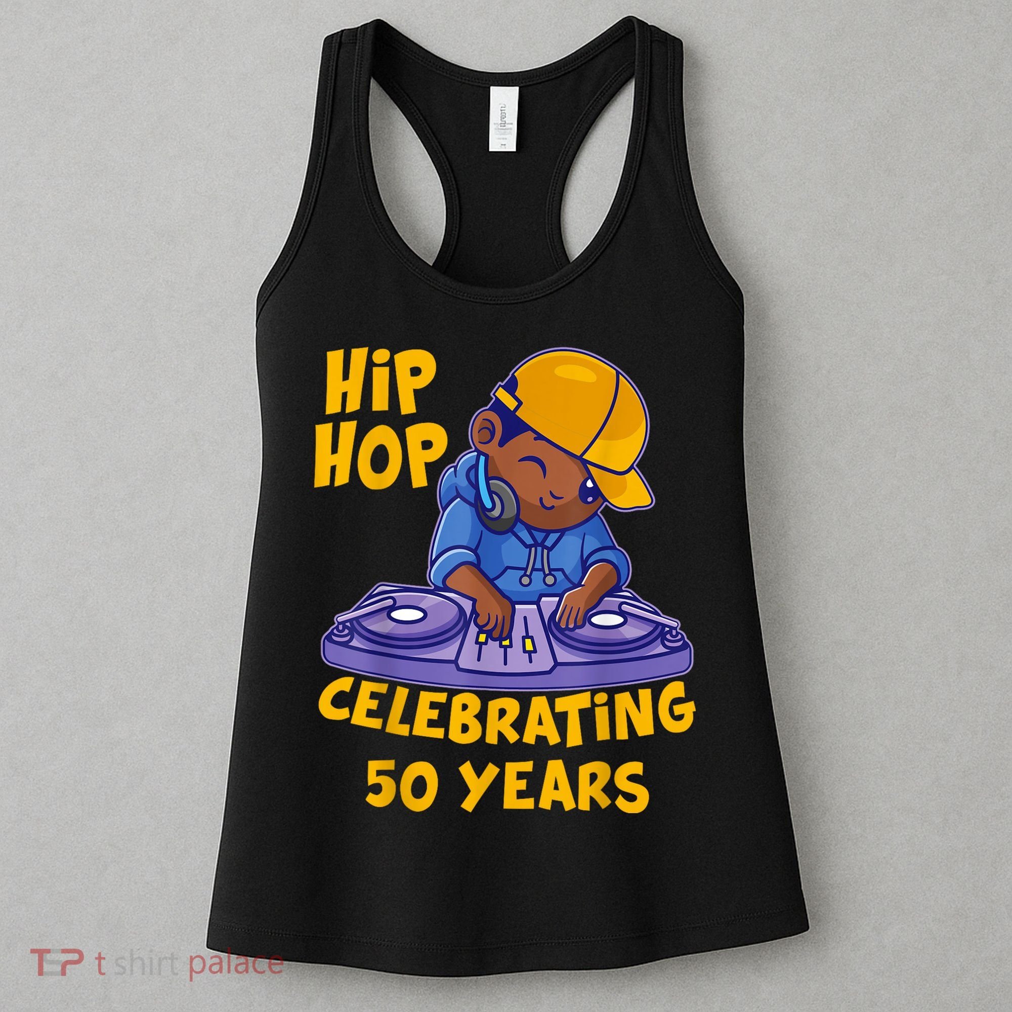 Hip Hop Music 50th Anniversary Black History DJ Dance Rapper Women's Tank Top