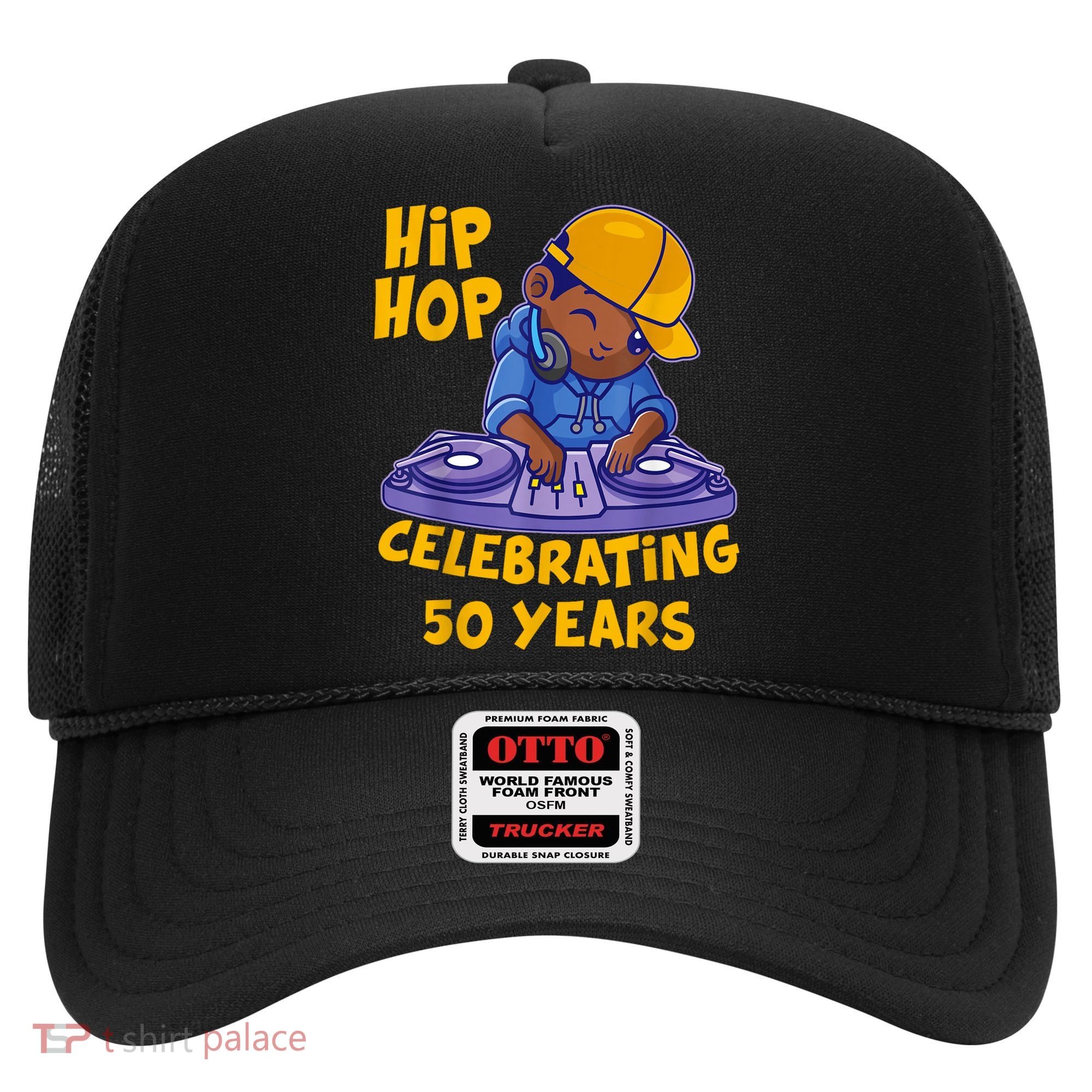 Hip Hop Music 50th Anniversary Black History DJ Dance Rapper Hat