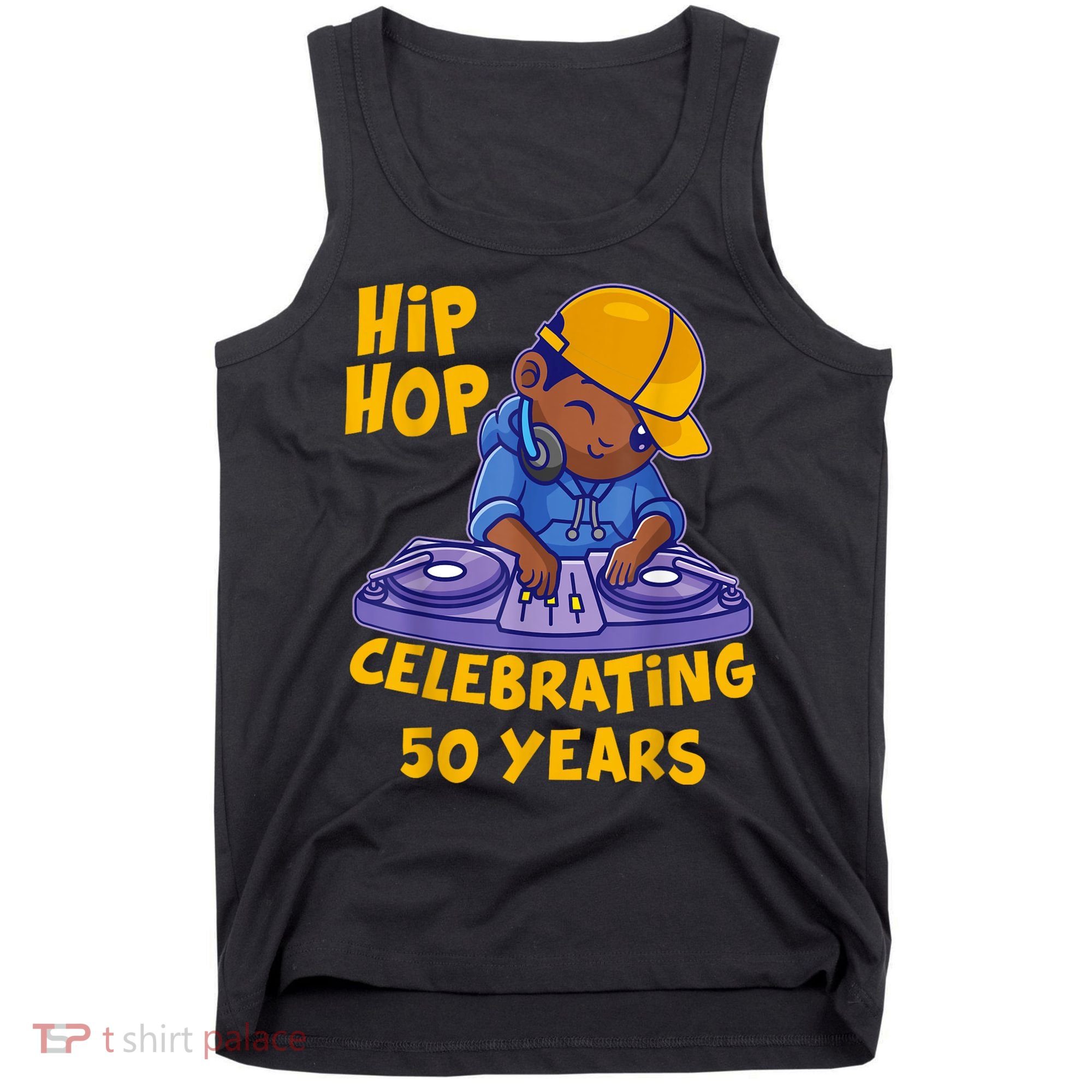 Hip Hop Music 50th Anniversary Black History DJ Dance Rapper Tank Top