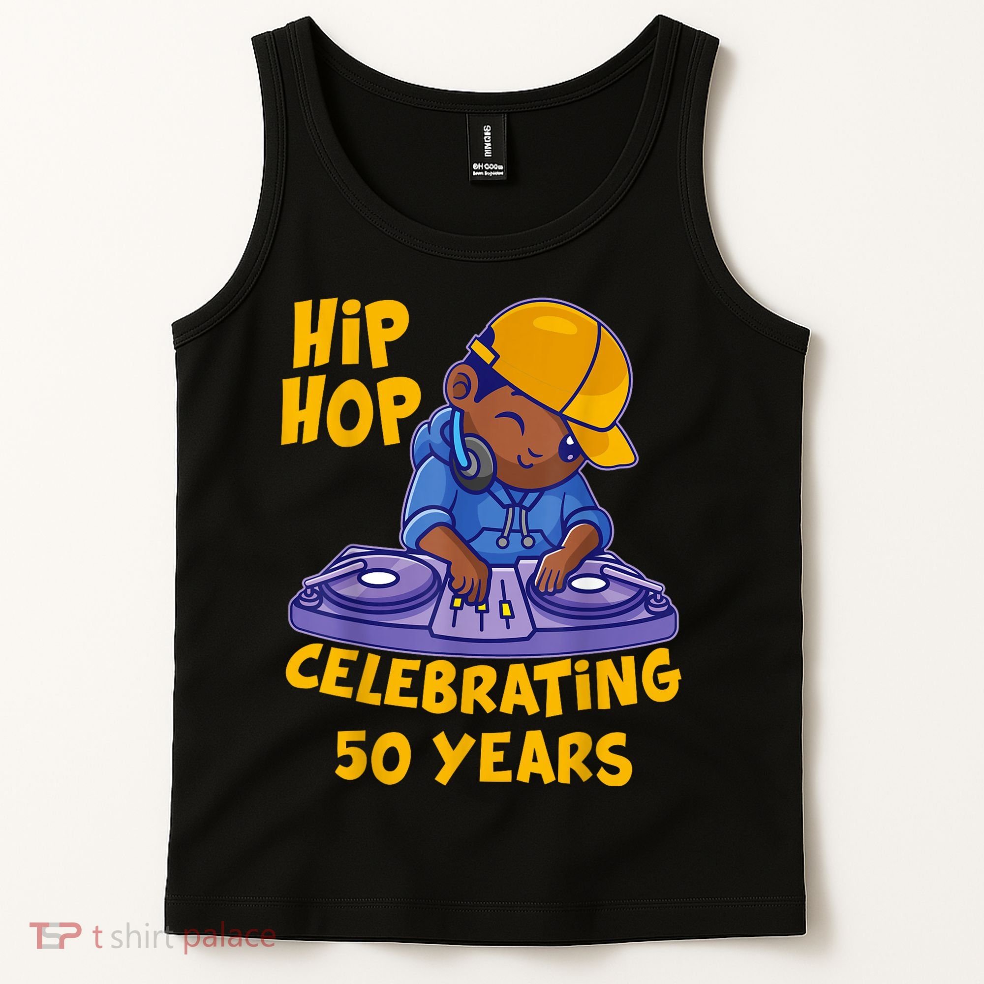 Hip Hop Music 50th Anniversary Black History DJ Dance Rapper Tank Top