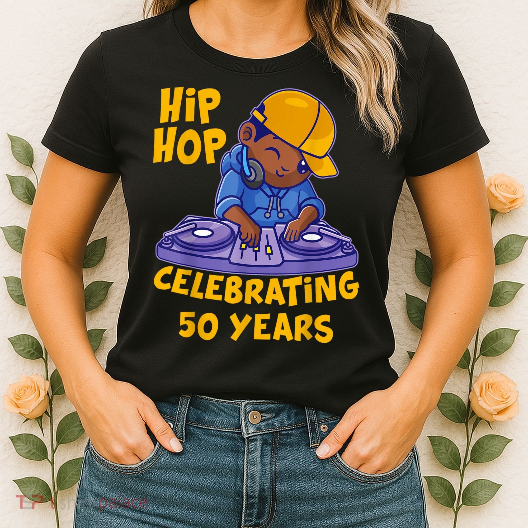 Hip Hop Music 50th Anniversary Black History DJ Dance Rapper Women's T-Shirt