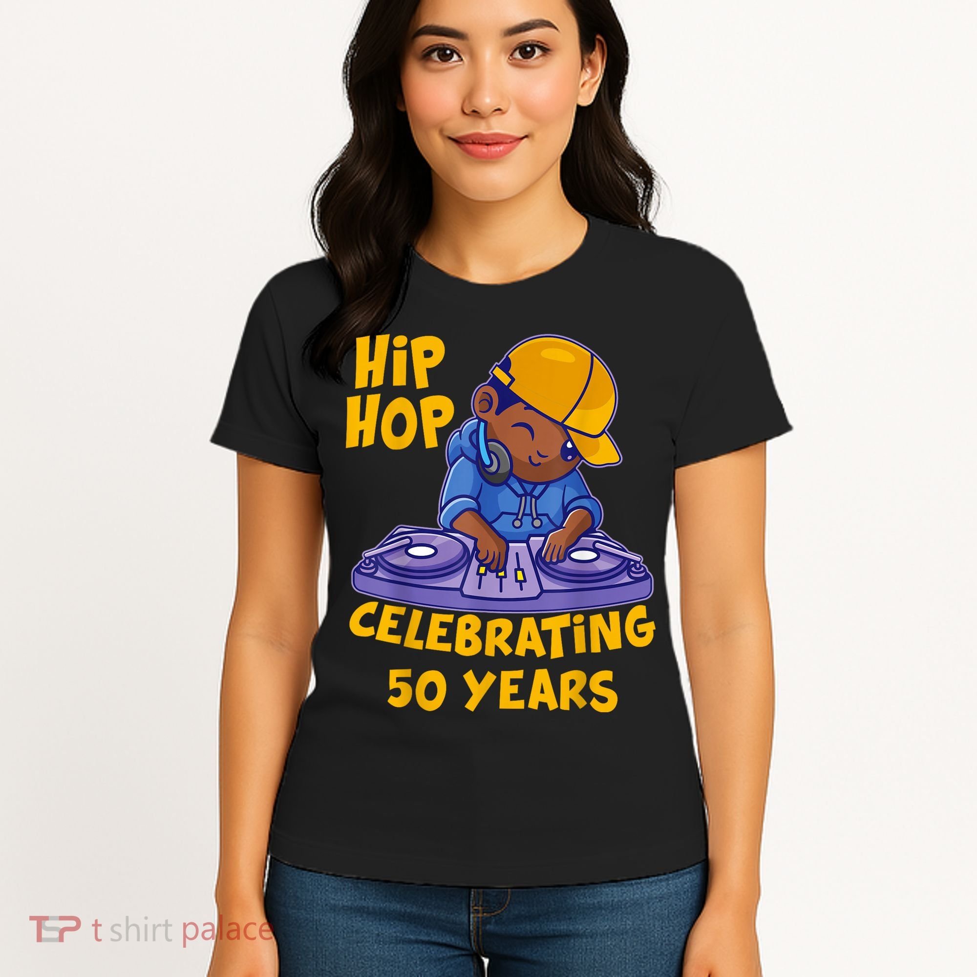 Hip Hop Music 50th Anniversary Black History DJ Dance Rapper Women's T-Shirt