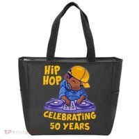 Hip Hop Music 50th Anniversary Black History DJ Dance Rapper Tote Bag thumb 0