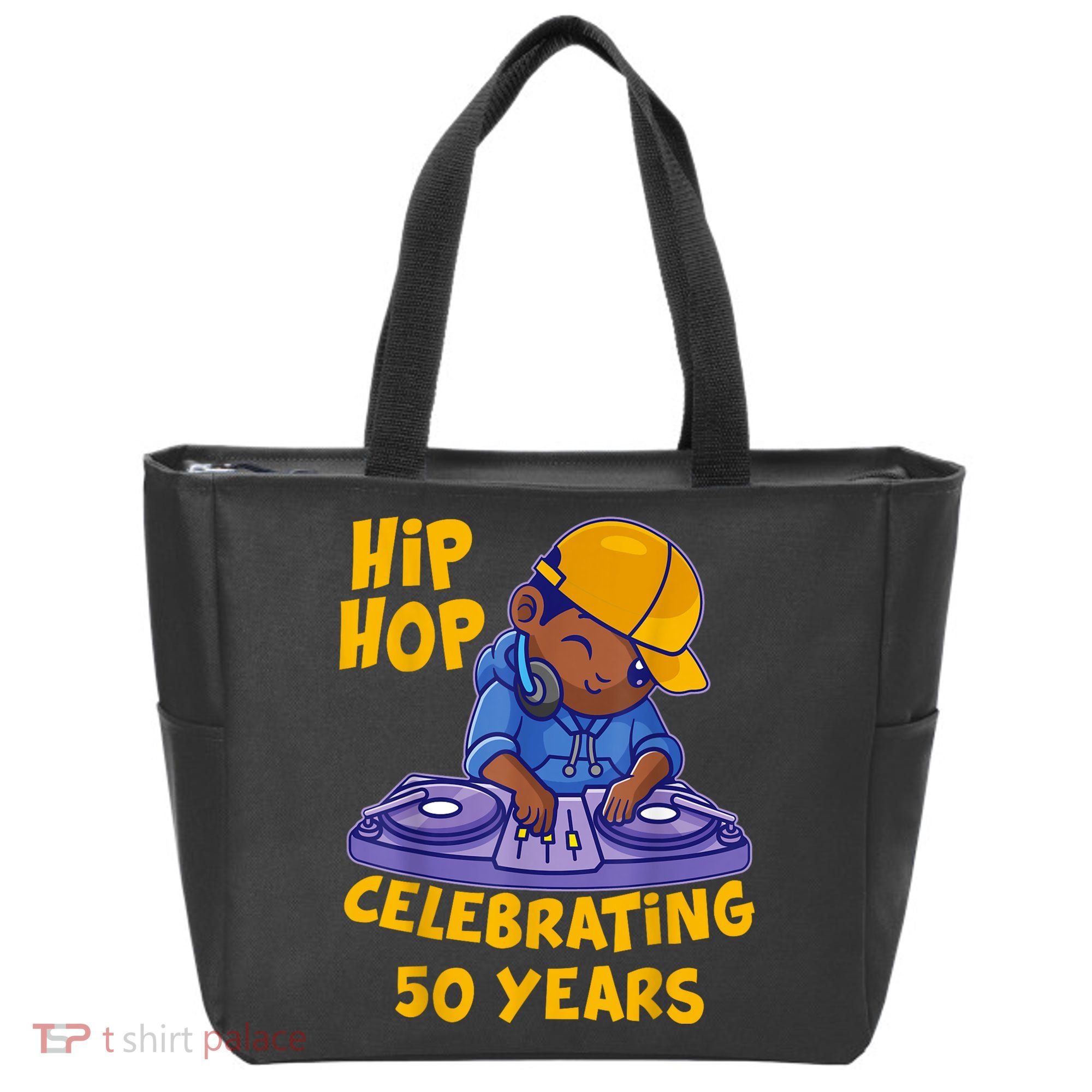 Hip Hop Music 50th Anniversary Black History DJ Dance Rapper Tote Bag
