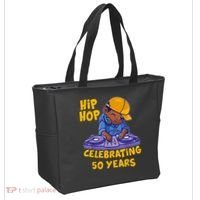 Hip Hop Music 50th Anniversary Black History DJ Dance Rapper Tote Bag thumb 2
