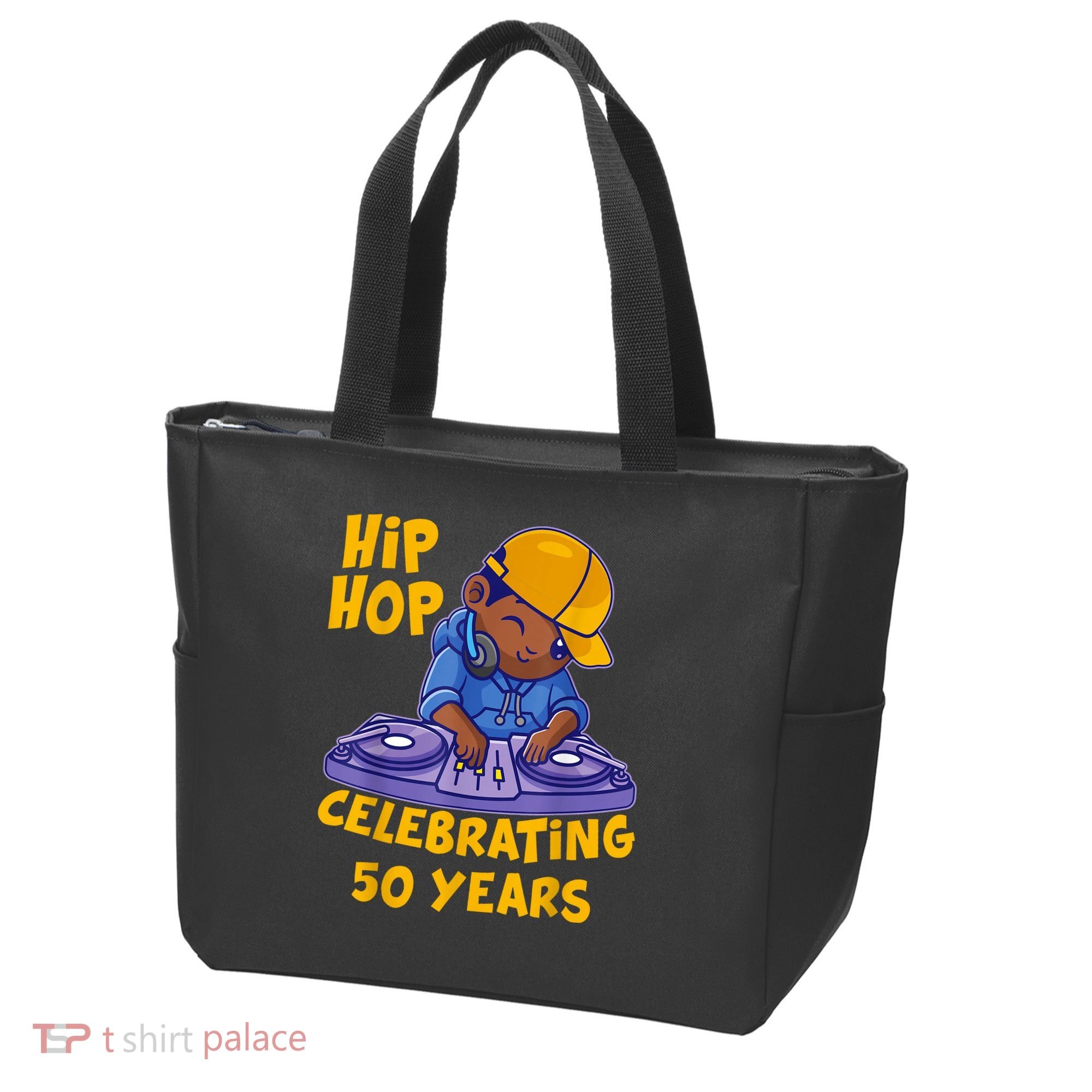 Hip Hop Music 50th Anniversary Black History DJ Dance Rapper Tote Bag