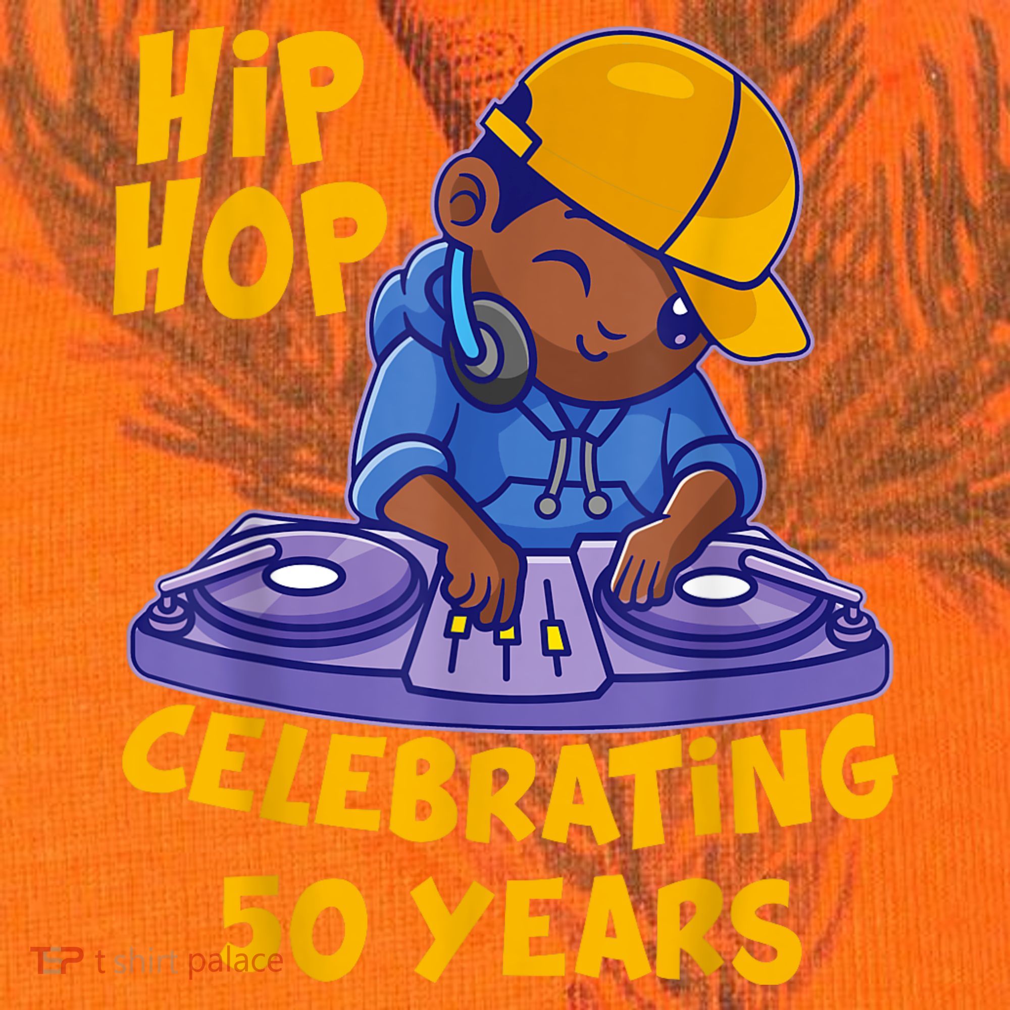 Hip Hop Music 50th Anniversary Black History DJ Dance Rapper Kati Licensed 12" Camo Cuffed Beanie