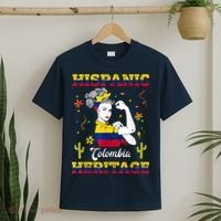 Hispanic Heritage Month Colombia Unbreakable Colombian T-Shirt thumb 2
