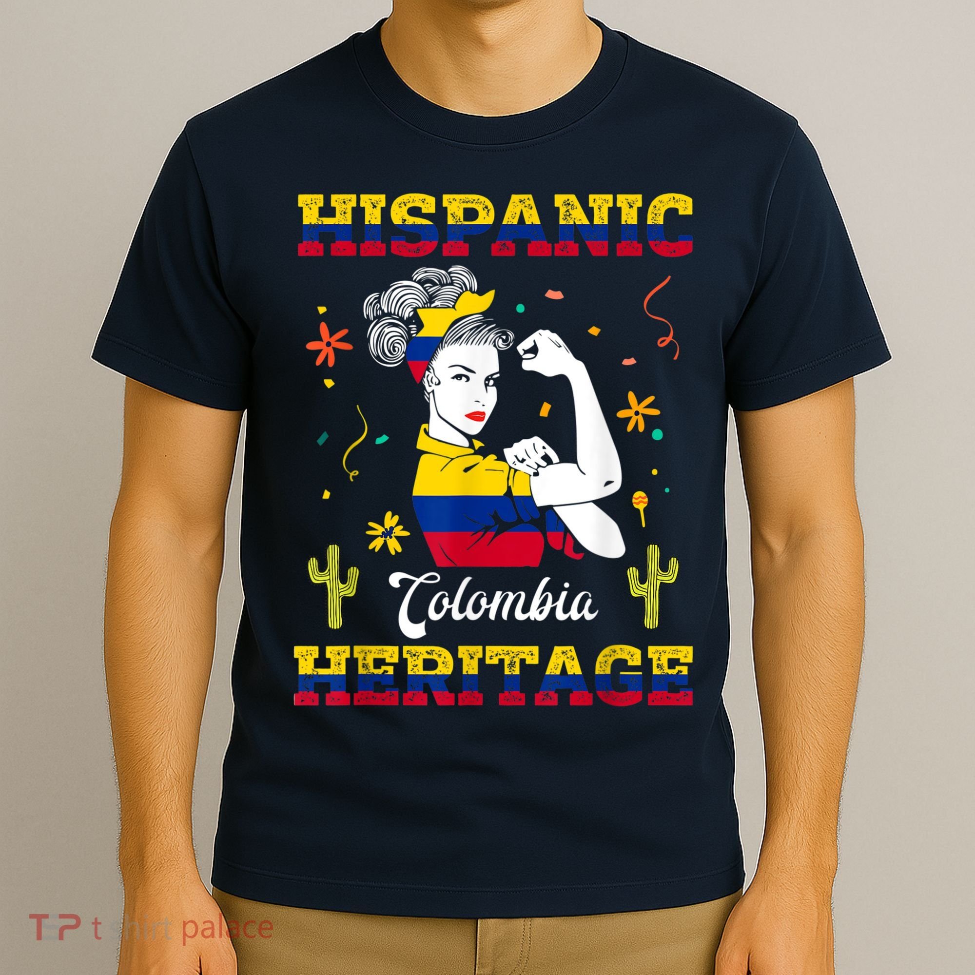 Hispanic Heritage Month Colombia Unbreakable Colombian T-Shirt