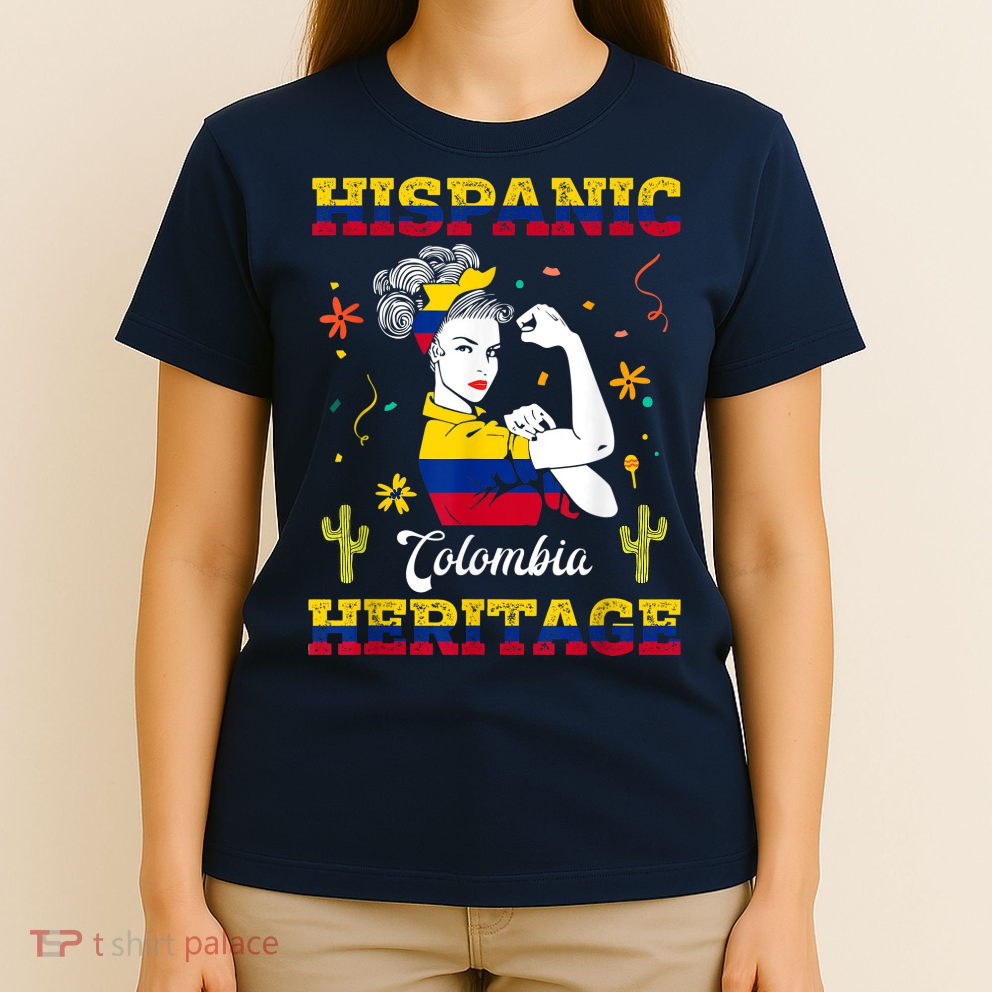 Hispanic Heritage Month Colombia Unbreakable Colombian T-Shirt