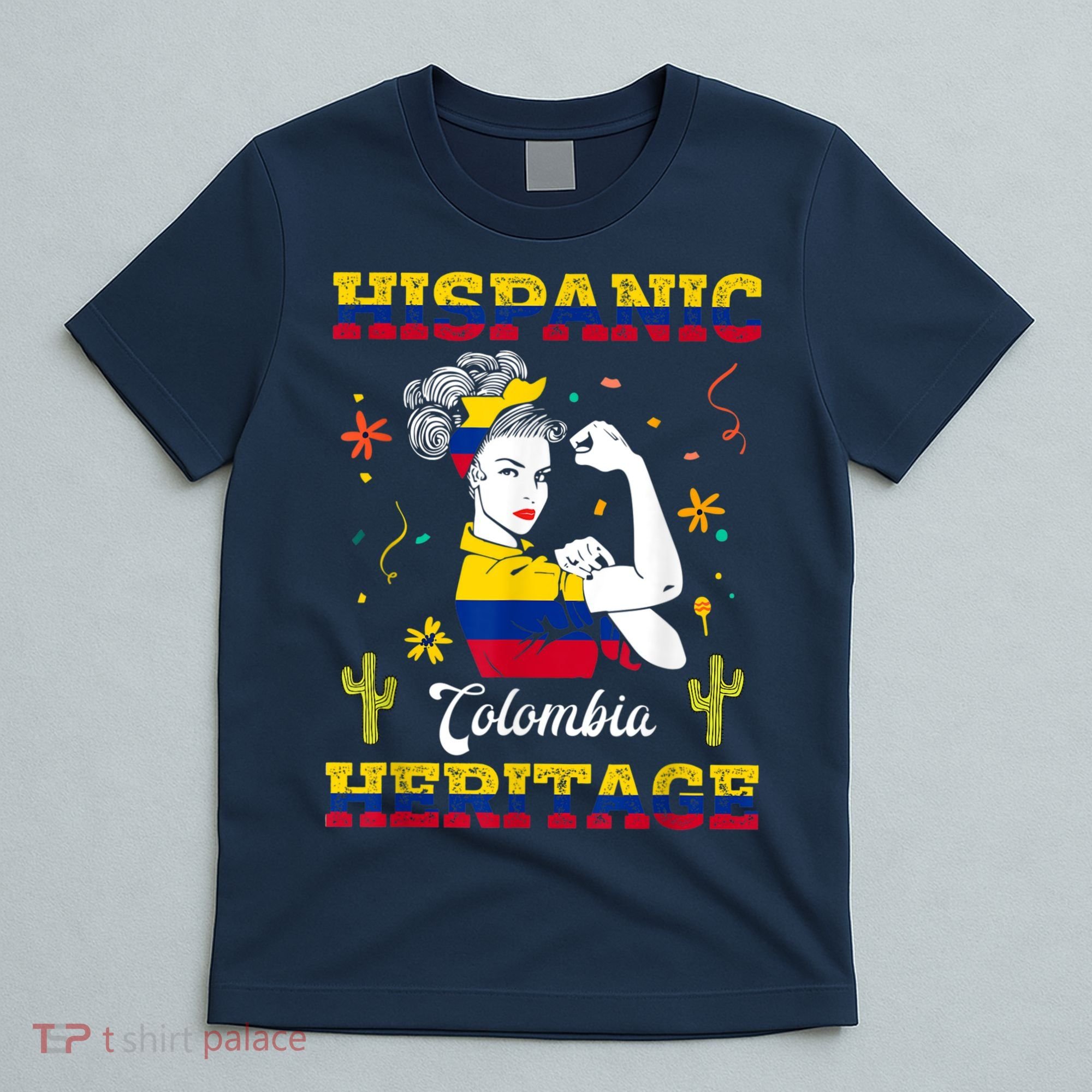 Hispanic Heritage Month Colombia Unbreakable Colombian T-Shirt