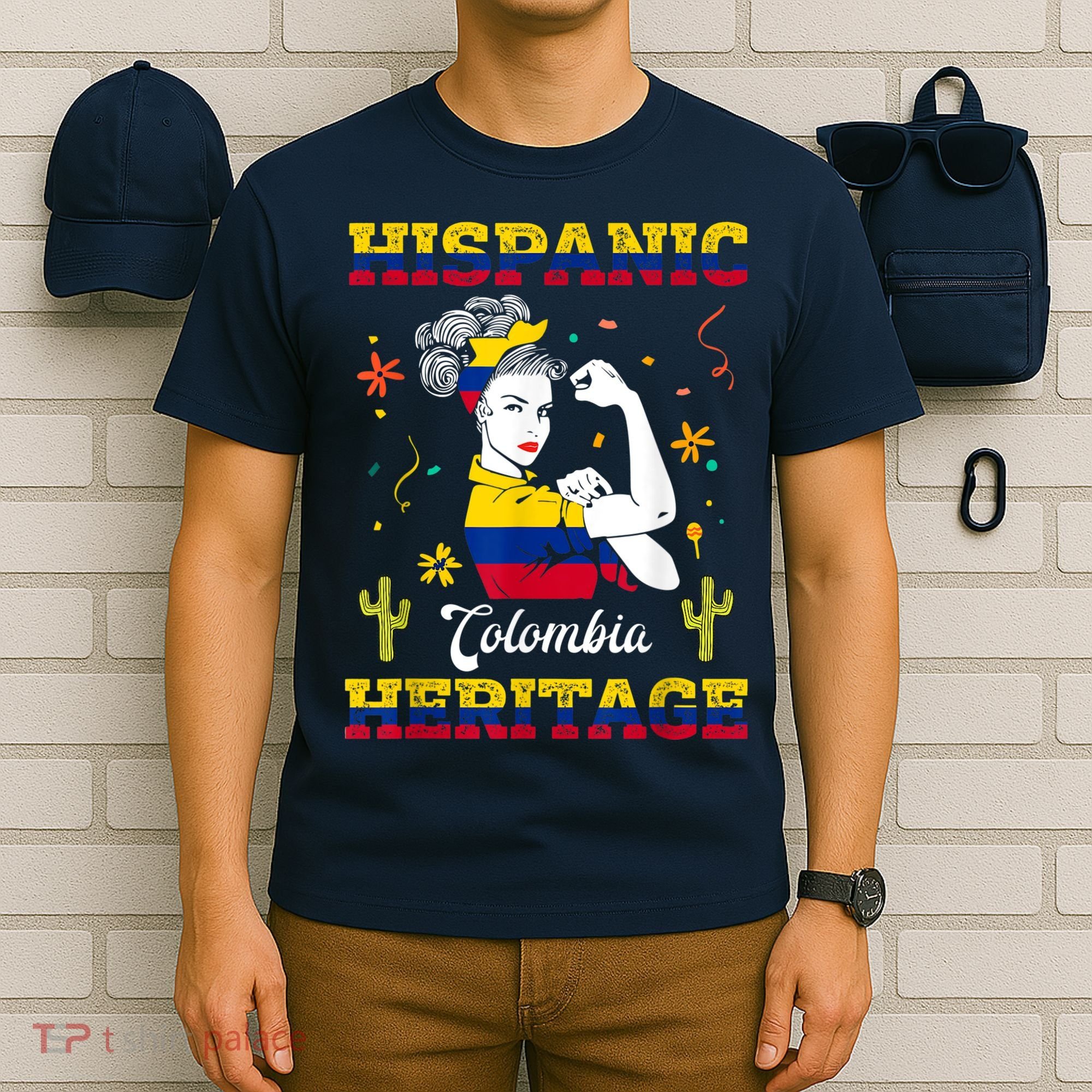 Hispanic Heritage Month Colombia Unbreakable Colombian T-Shirt