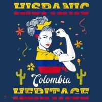 Hispanic Heritage Month Colombia Unbreakable Colombian T-Shirt thumb 7