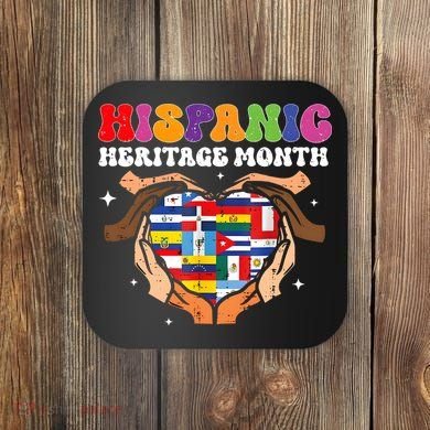 Hispanic Heritage Month Matching Team Gift Idea Coaster