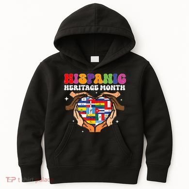 Hispanic Heritage Month Matching Team Gift Idea Kids Hoodie