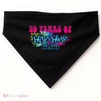 Hip Hop Music 50th Anniversary Rap Music USA-Made Doggie Bandana thumb 0