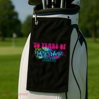 Hip Hop Music 50th Anniversary Rap Music Golf Towel thumb 2