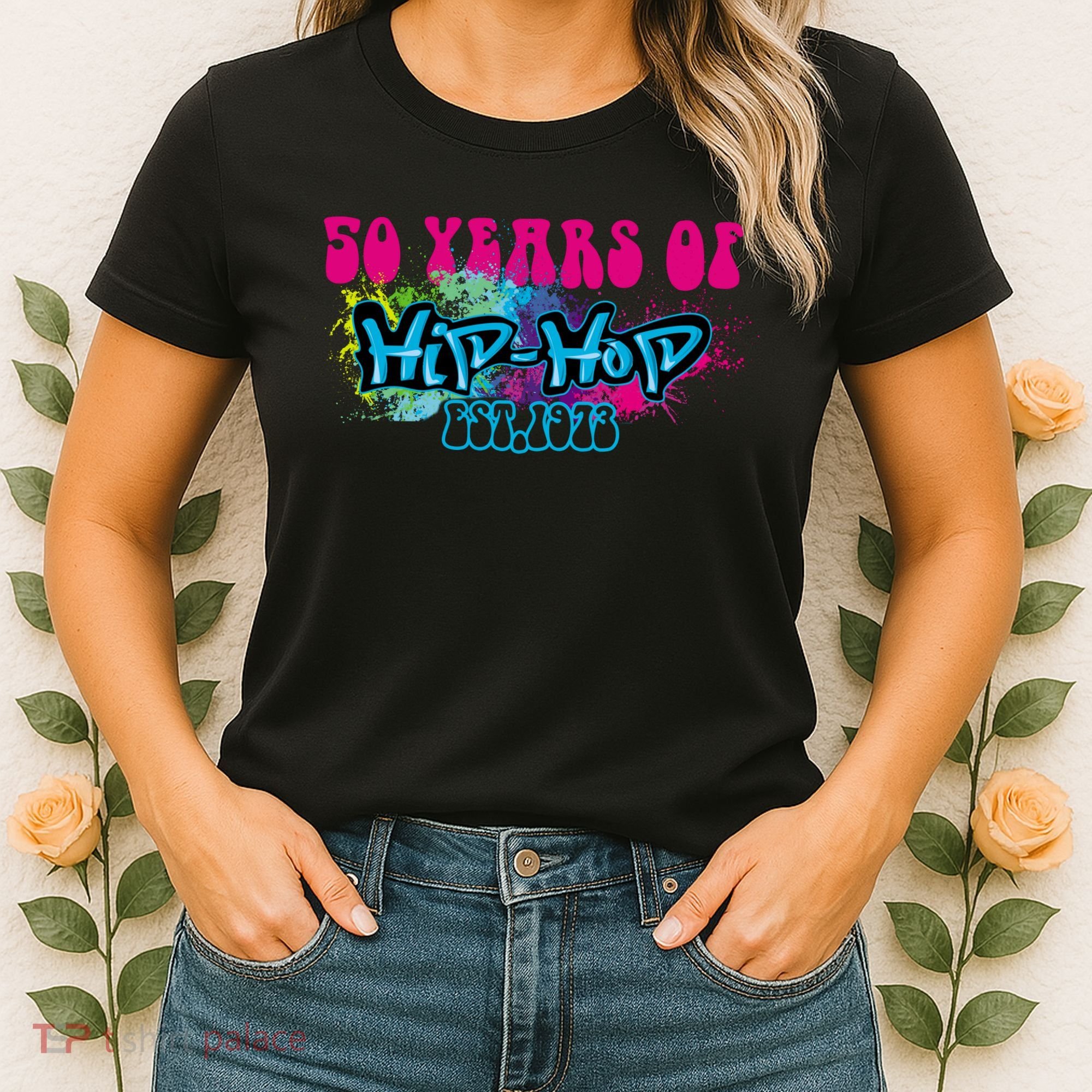 Hip Hop Music 50th Anniversary Rap Music Women's T-Shirt