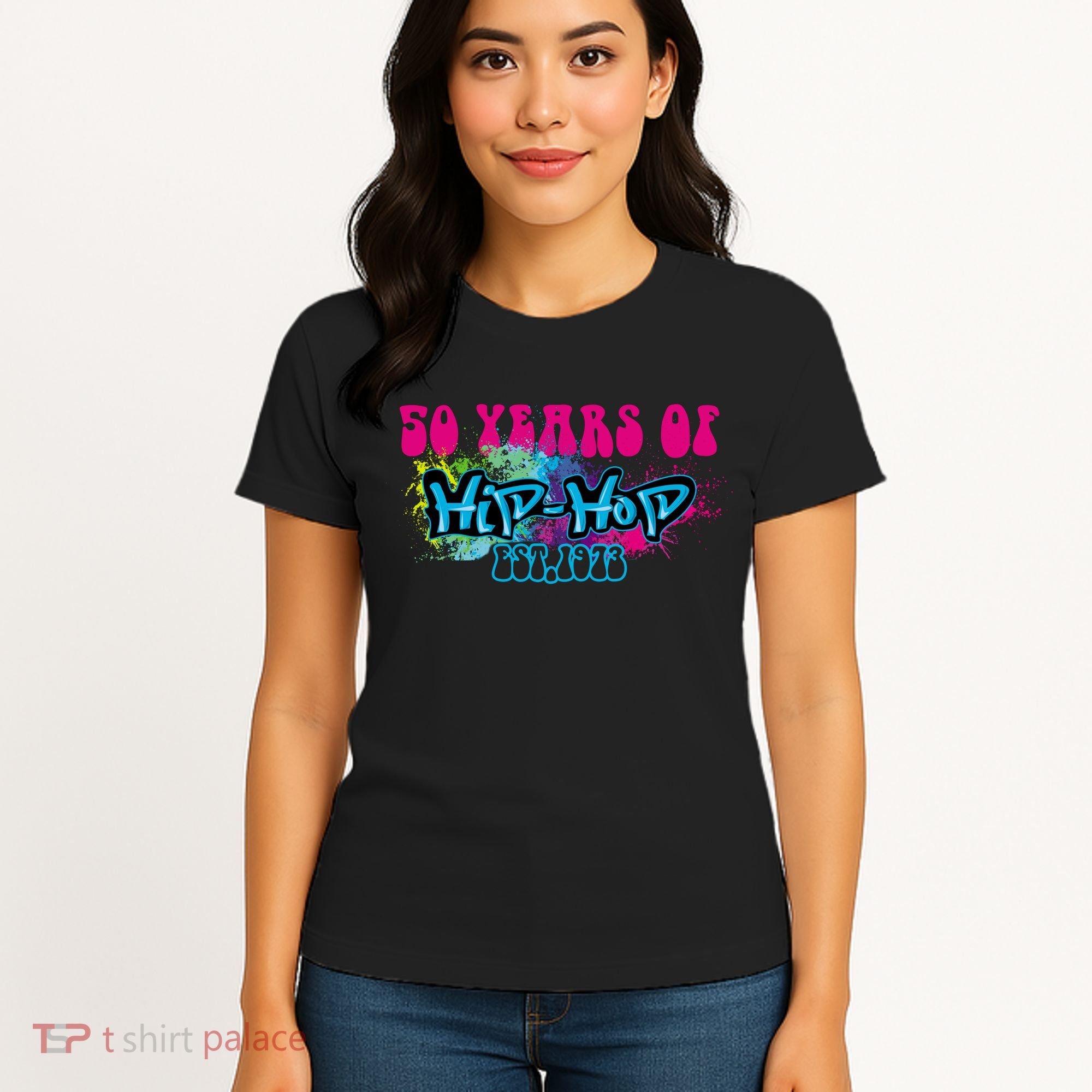 Hip Hop Music 50th Anniversary Rap Music Women's T-Shirt