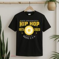 Hip Hop Music 50th Anniversary Musician Birthday Born Day T-Shirt thumb 2