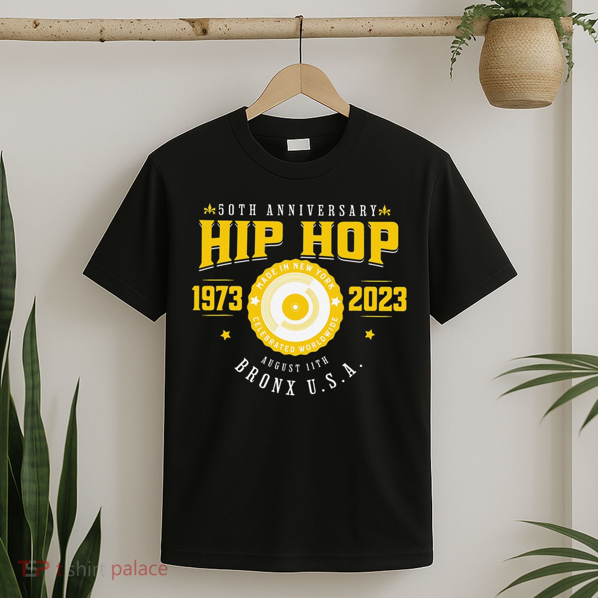 Hip Hop Music 50th Anniversary Musician Birthday Born Day T-Shirt