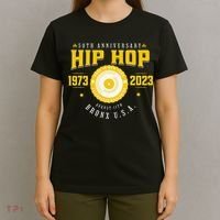 Hip Hop Music 50th Anniversary Musician Birthday Born Day T-Shirt thumb 4