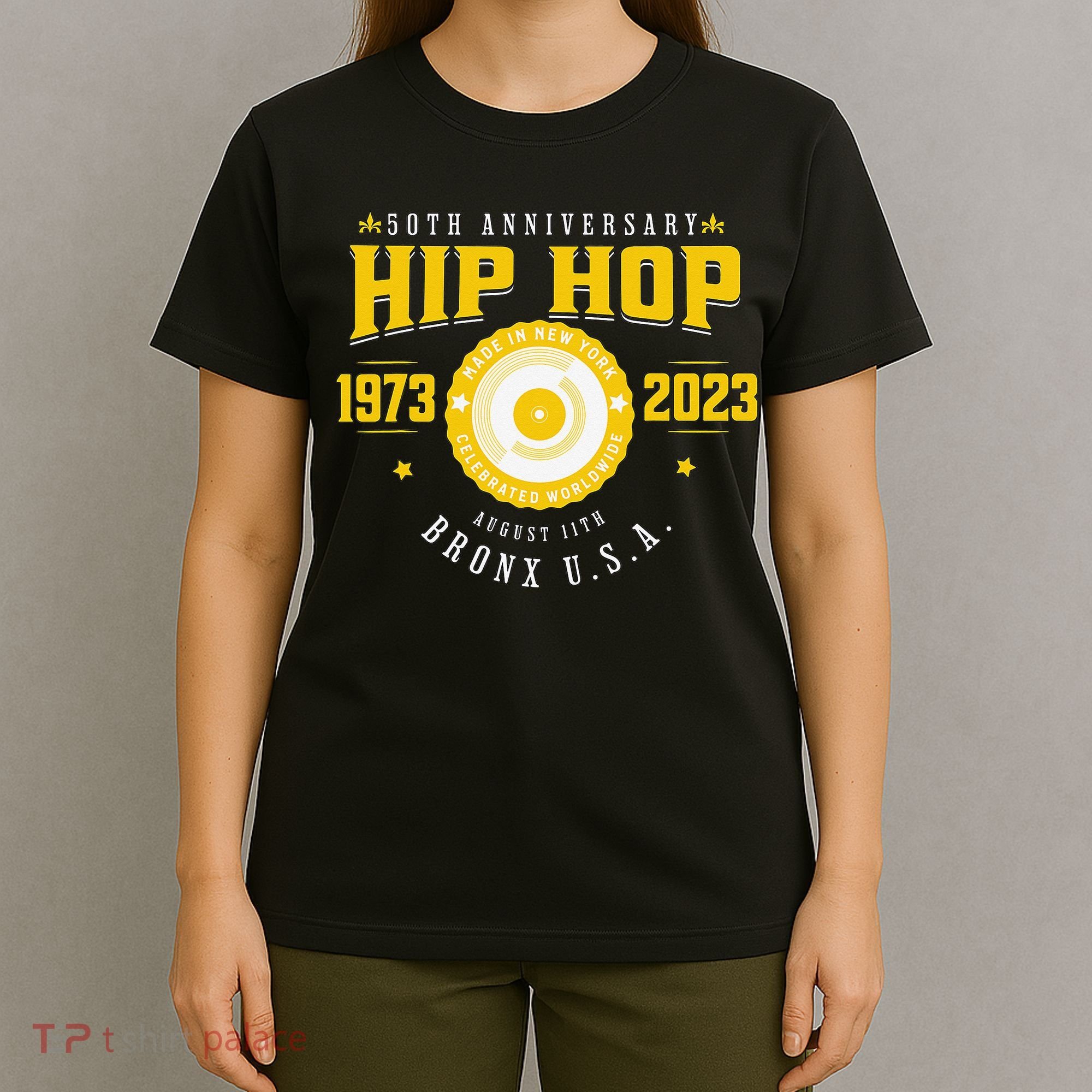 Hip Hop Music 50th Anniversary Musician Birthday Born Day T-Shirt
