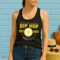 Hip Hop Music 50th Anniversary Musician Birthday Born Day Women's Tank Top thumb 2