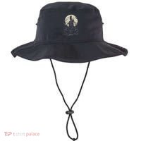 Haunted House Mansion Moon Halloween Decor Bucket Hat thumb 0