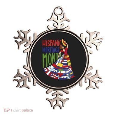 Hispanic Heritage Month Lady Flag Ornament