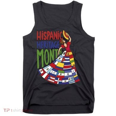 Hispanic Heritage Month Lady Flag Tank Top